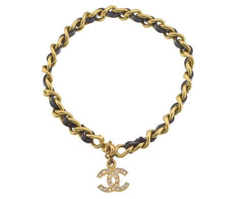 chanel anklet|Chanel style bracelet.